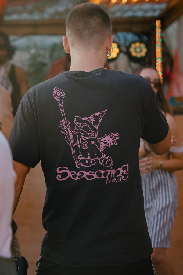 Person wearing Seasoning Festival 2026 T-Shirt